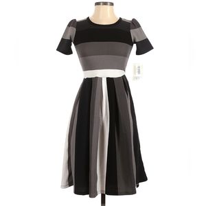 Striped LuLaRoe Dress XS